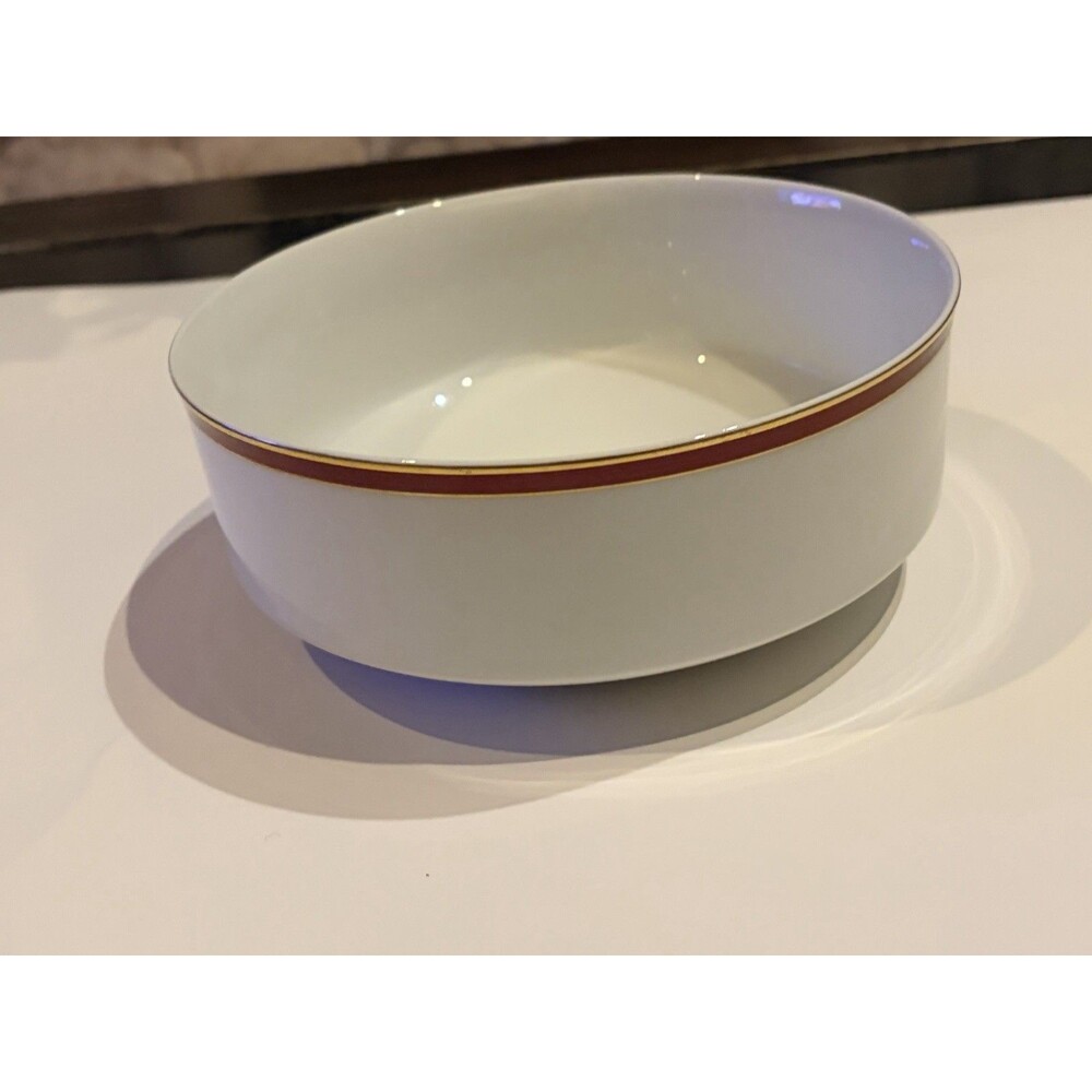Arzberg Grand Prix Rouge 7¾″ Vegetable Bowl German Porcelain -RARE